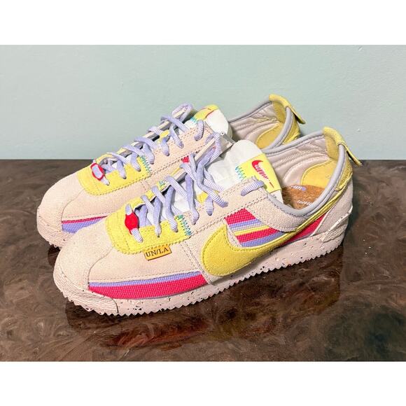 Nike x Union LA Cortez Lemon Frost Mens Size 8 - Picture 2 of 9